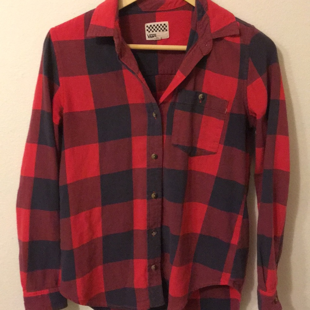 Vans cotton plaid flannel - Picture 1 of 3